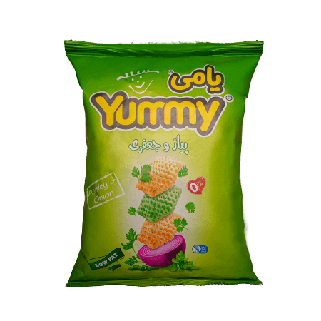 اسنک پیاز و جعفری یامی 80 گرمی